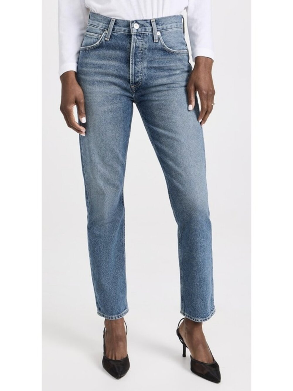 Citizens of Humanity Charlotte Jeans Women's Size 26 Straight Distressed
